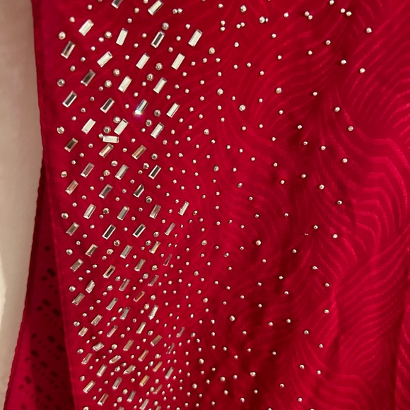 Jessica McClintock Rhinestone scarf - Picture 3 of 3